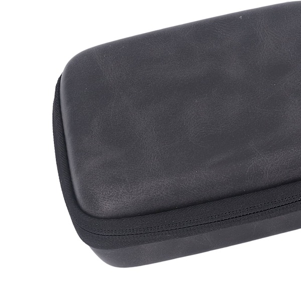 Guitar Pick Bag Set Celluloid Picks Opbevaringspose Holder Etui PU Læder til Instrument Tilbehør Sort