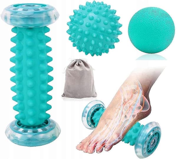 3x Fotmassage Roller Kroppsmassage Roller