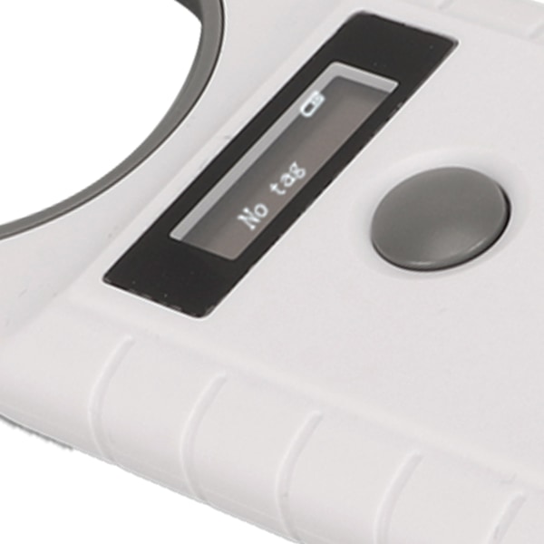 Genopladelig kæledyrsscanner 2.4G Bluetooth 134.2Khz 125Khz Håndholdt bærbar RFID kæledyrsscanner Hvid