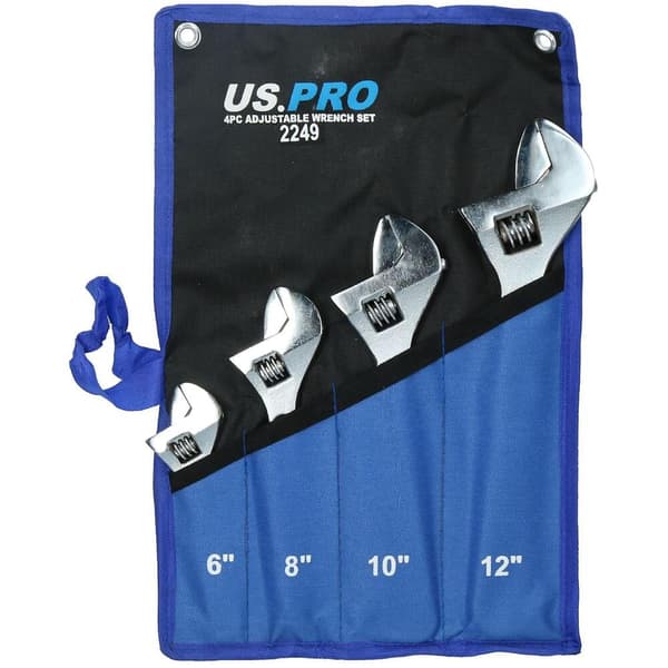 GETIT Justerbara skiftnycklar VVS-verktyg 0mm - 35mm 4-delars set