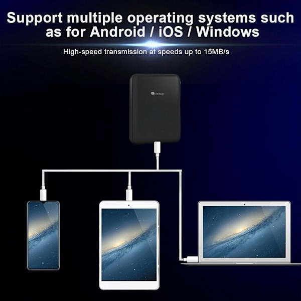 Bærbar telefon backup APP online direkte deling 5000mah billeder videoer backup memorizer