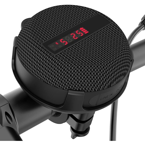 Portabel Bluetooth-högtalare med handsfree-funktion, högupplöst surroundljud för äkta stereosammankoppling, kompakt trådlös cykel