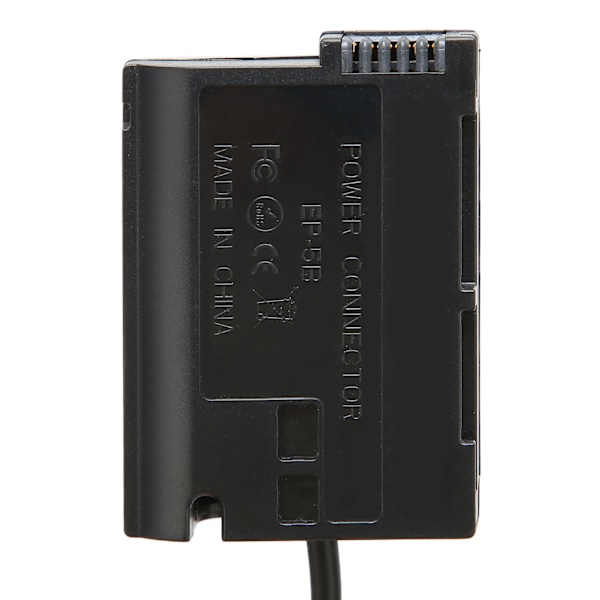 EL15 DC-kobling Dummy Batteri DC-kobling Strømadaptersett for Nikon D7000 D7200 D7500 D500 D610 D750 100‑240VEU Plugg