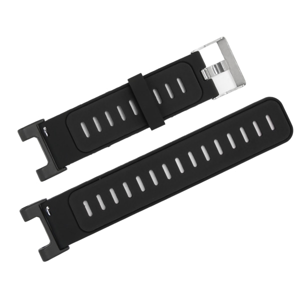 Silikon myk armbåndsrem Sport Watch Band Strap for Amazfit TRex for TRex Pro Watch(Svart Mørk Grå)