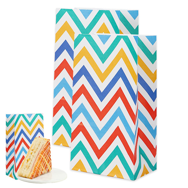 36-pack regnbågsfärgade godispåsar för fester, festgåvor för pridefester, födelsedagar och babyshower, 13x8x24cm
