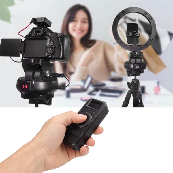 2.4G Motorized Panoramic Tripod Head Remote Control Pan Tilt Motorized Panoramic Head for Mobile Phone Camera