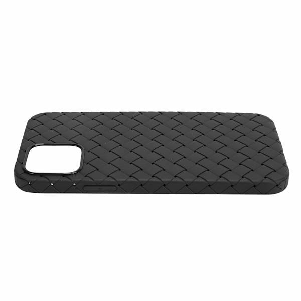 Smarttelefon Bakdeksel Støvtett Bakdeksel Beskyttende Deksel for IPhone 12/12 Pro(Svart )