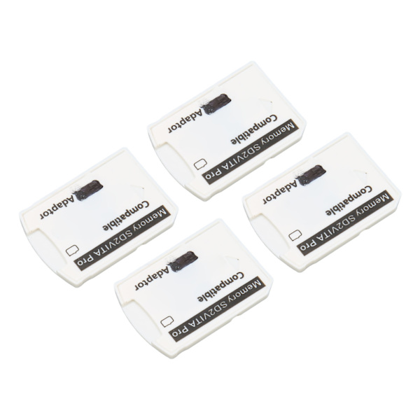 4 stk. for PSV minnekort adapter mikro lagringskort adapter for PS Vita 1000 2000 for PS TV