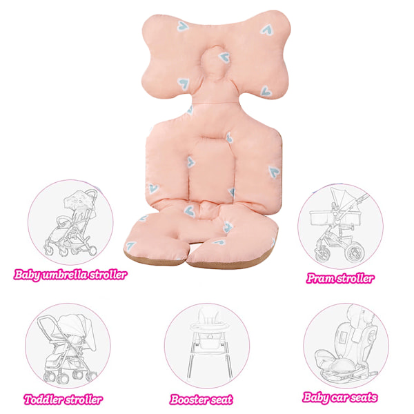 Polstret pute for babyvogn