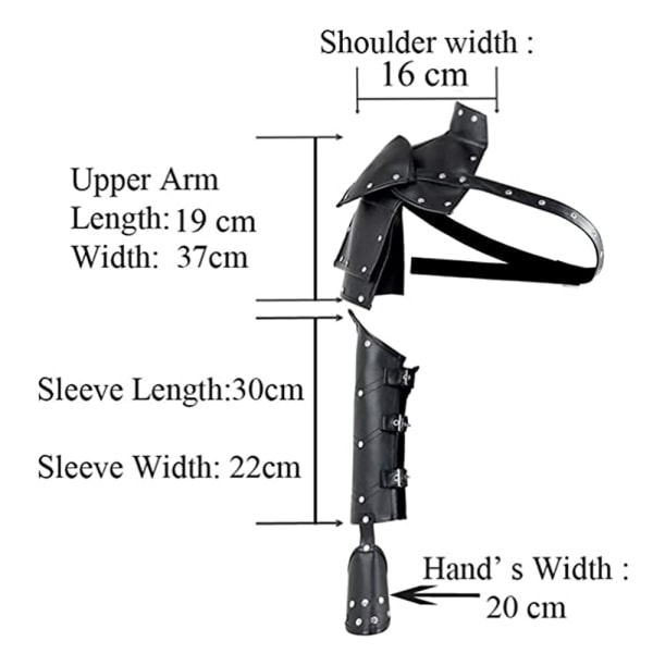 Dam Steampunk Accessoarer Retro Läder Armband Armband Arm