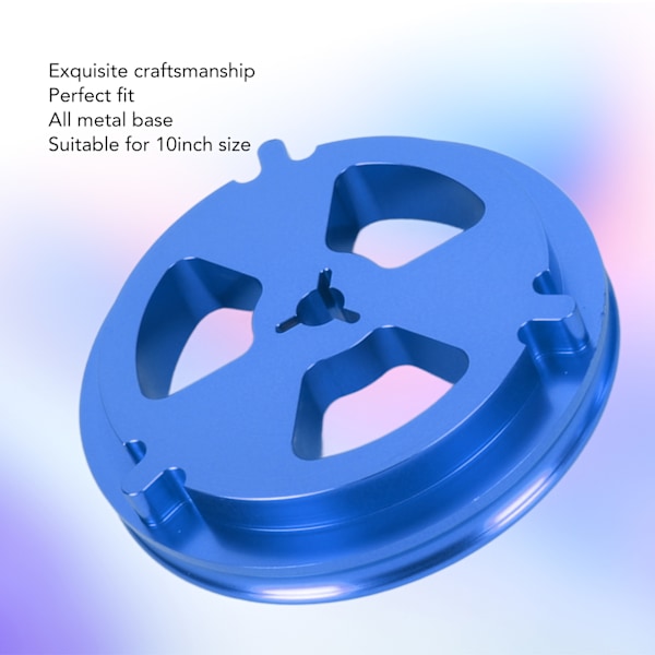 1 Par 1/4 Tommer NAB Hub Optisk Aksel Adapter Aluminium Polert Base Spole til Spole Båndåpner for Studer ReVox for DENON Blå