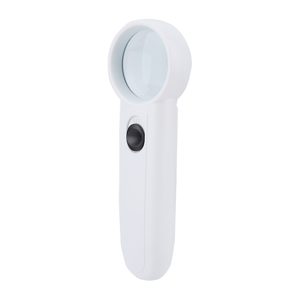 10X Mini bærbar håndholdt forstørrelsesglas med LED-lys