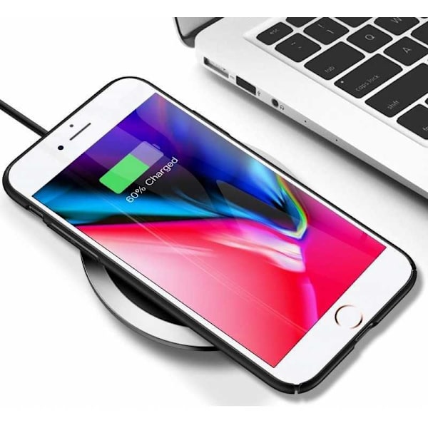 iPhone 8, Ultratunt, Mattsvart, Skal Basic V2, Svart