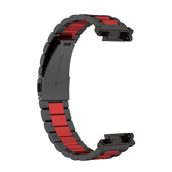 Solid rustfrit stålrem kompatibel med Amazfit T-Rex2 udskiftningsremme metalurrem
