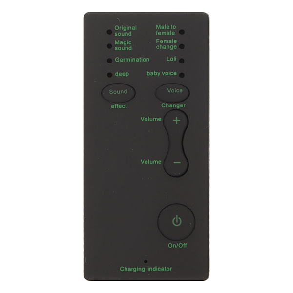 Stemmeskifter 7 Lydeffekter Justerbar Bærbar Mini Multifunktionel Stemmeforklæder til Mobiltelefon PC til XBOX til PS4