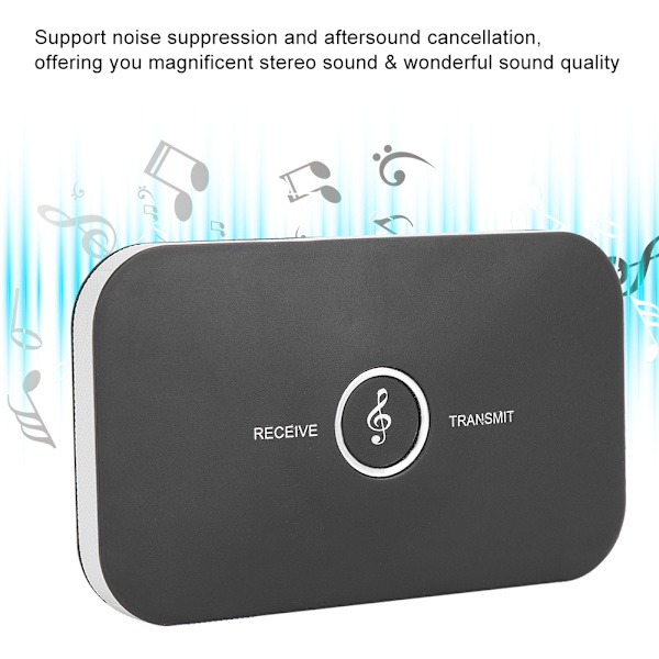 2 i 1 Bluetooth5.0 Sender Modtager Trådløs A2DP Lydadapter Aux 3,5 mm Afspiller