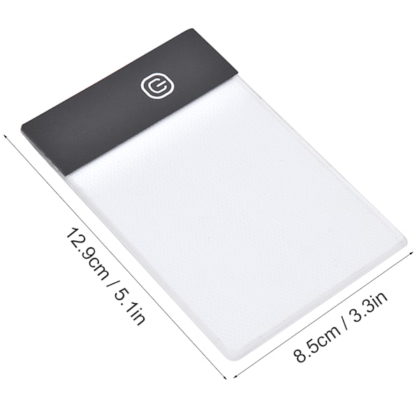 Håndtegning LED-tavle Ultra Tynn A6 Barn USB Flip Book Kit Sett Maleri Kunst Tilbehør(USB )