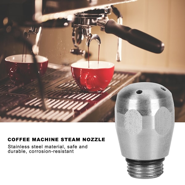 Skapa Latte Art Som Ett Proffs Med Ersättningshuvud För Kaffemaskins Ånga, Ångmunstycken I Rostfritt Stål, Mjölkskumningsmunstycken Med 3 &amp; 4 Hål Reducerande