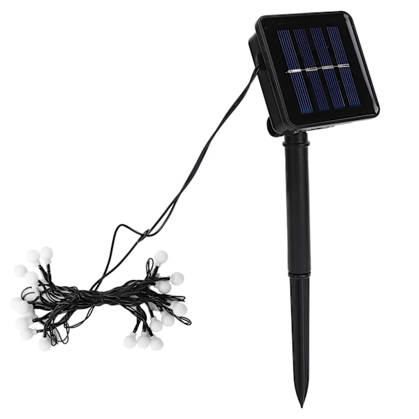 Solardrivna LED-ljusslingor, mångsidiga för sovrum, innergård, terrass, balkong, tält, bollformade lampor med vacker design