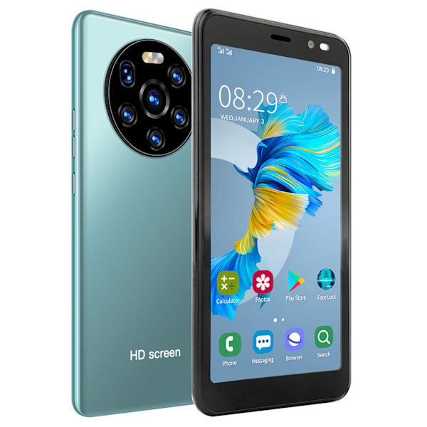 LANDVO mate40 pro 5.45 tuuman HD-näyttöpuhelin, kaksi korttia, kaksi valmiustilaa, älypuhelin 512 Mt + 4 Gt (Vert )