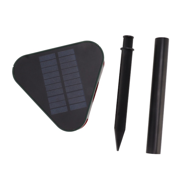 Solardriven utomhuslarm med rörelsesensor, 130 dB hög siren med inspelningsfunktion, för förbättrad säkerhet i hem och på gård, med flera lägen och