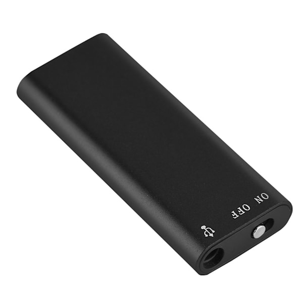 8 GB hukommelses diktafon 192 Kbps støjreduktion 15 timers optagelse mini lydoptager