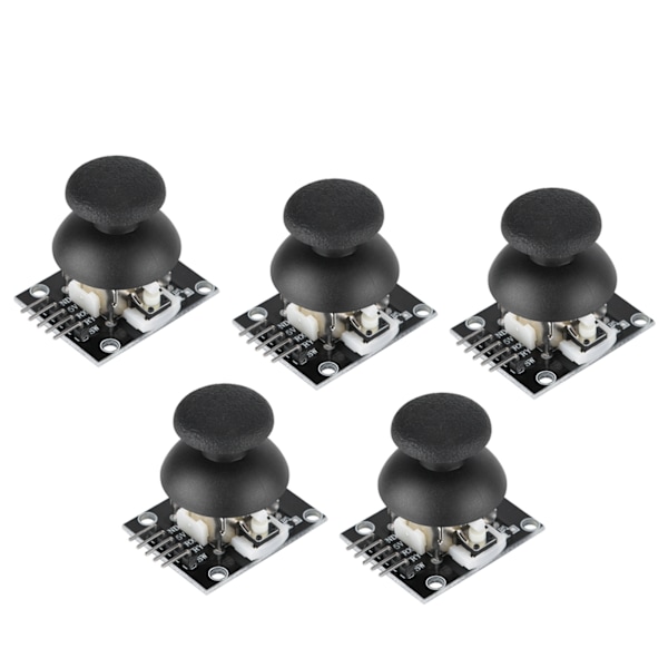 5 st Dual-axis joystickmodul för PS2 spelkontroll Gamepad kontrollspaksensor för Arduino