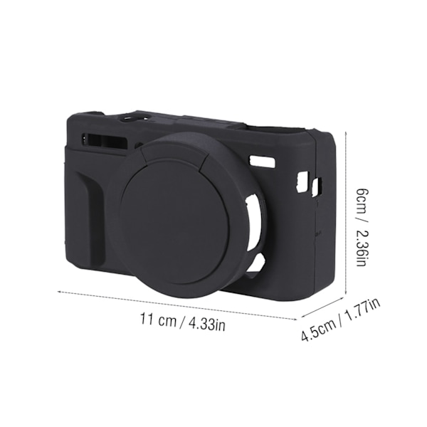 Letvægts blødt silikone kamerahus bur beskyttende cover til Canon G7XII /G7X Mark II