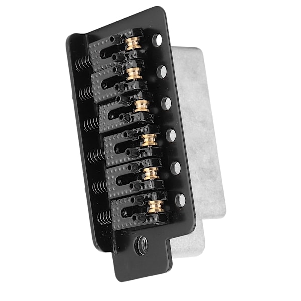 Tremolo-system med rulle enkelt lås vibrato bro hale stykke til ST guitar (sort)