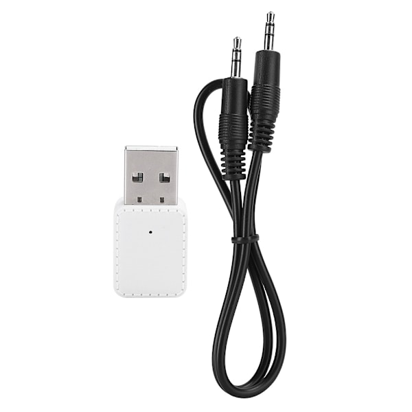 Bluetooth trådlös adapter 5.0 mottagare och sändare två i en sändtagare vit