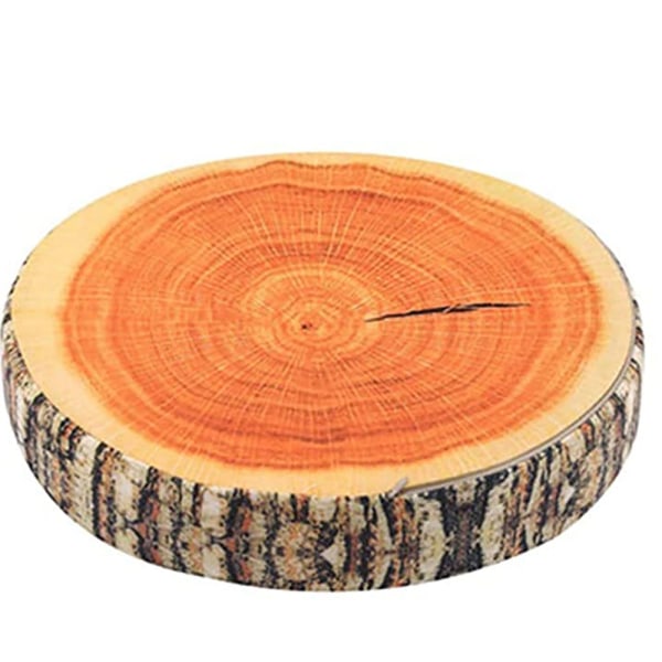 Natural Wood Design Tree Trunk Log Cushion Soft Chair Cushion