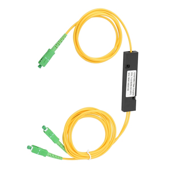 SC APC 1X2 PLC Singlemode Fiberoptisk Splitter SC/UPC PCL Splitter