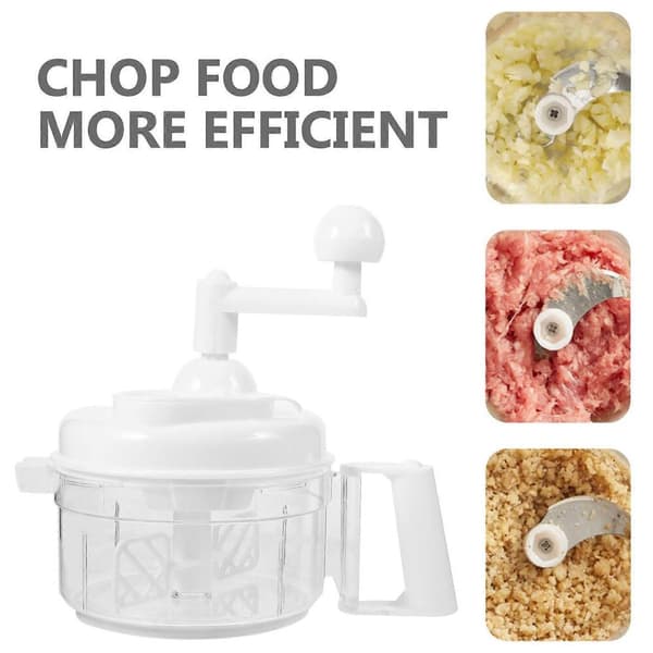 GETIT Foodprocessor Manuel Hakker Kompatibel med Skæring af Grøntsager Manuel Foodprocessor