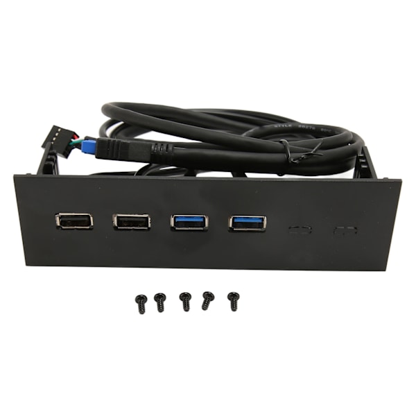 USB Front Panel 2 USB2.0 2 USB3.0 Hög Hastighet Överföring 5.25in Dator Expansionskort 4 Portar