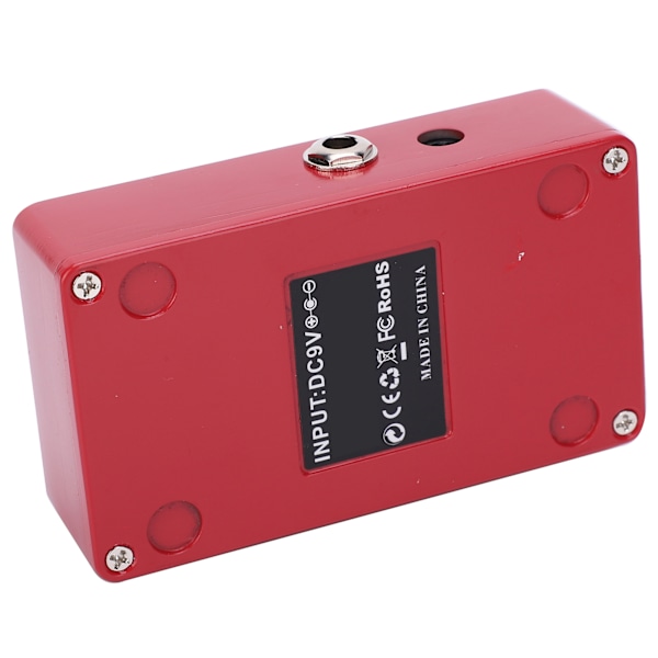 Distortion gitarrpedal Röd Djävul Tungmetall Toneffekt Elektrisk Processor 9V DC