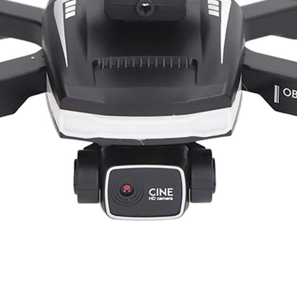 S162 RC Drone Hindring Undgåelse WIFI Drone Fjernbetjening Quadcopter med 4K HD Dobbelt Kamera LED Grønt Lysstrimmel