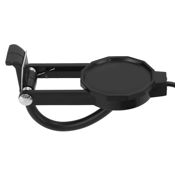 Violin Pickup Clip On Design 1/4in Jack Eliminerer Støj Violin Pickup Tilbehør Sort 2.5m Kabel