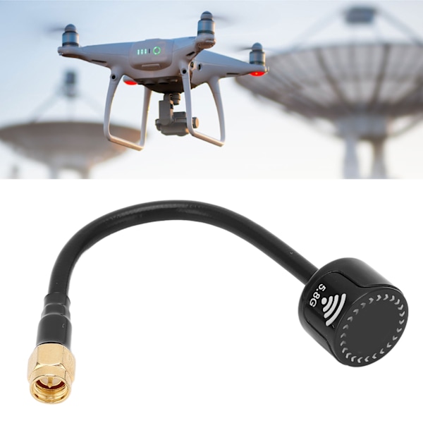 Riktningsbestämd FPV-antenn med slitstarkt polykarbonatmaterial, rätvinklig design för enkel installation, formsprutat hölje, 5,8 GHz-antenn
