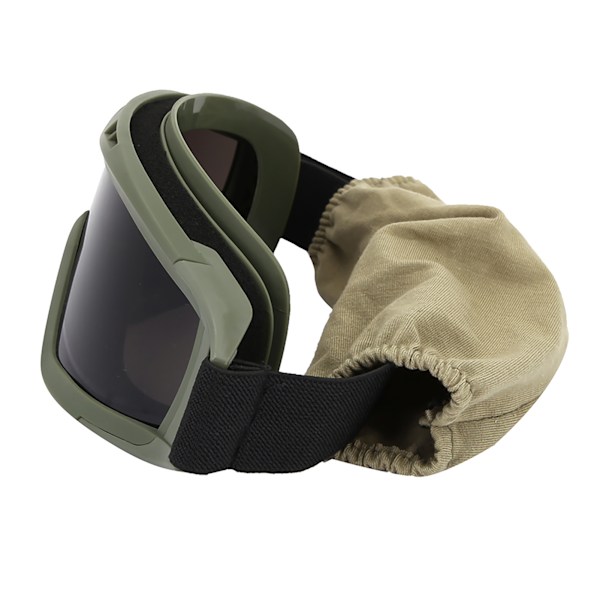 Skyddsglasögon Airsoft Paintball Skid AntiDust AntiFog Ögonskydd Glasögon (armégrön)