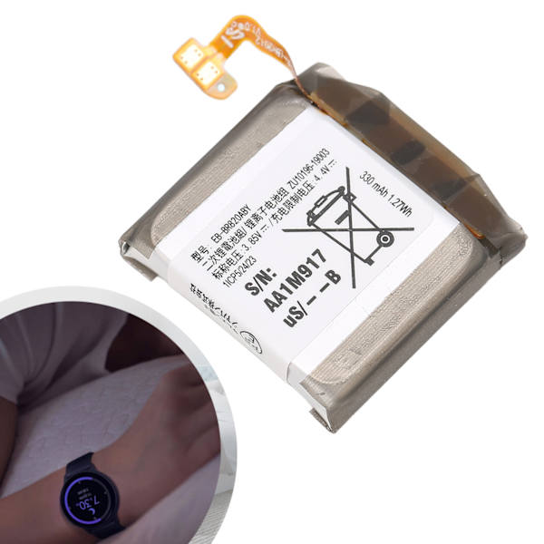 EB BR820ABY Smartklokke Batteriutskifting Litium-ion Batteri for Galaxy Watch 1.27Wh 330mAh 3.85V