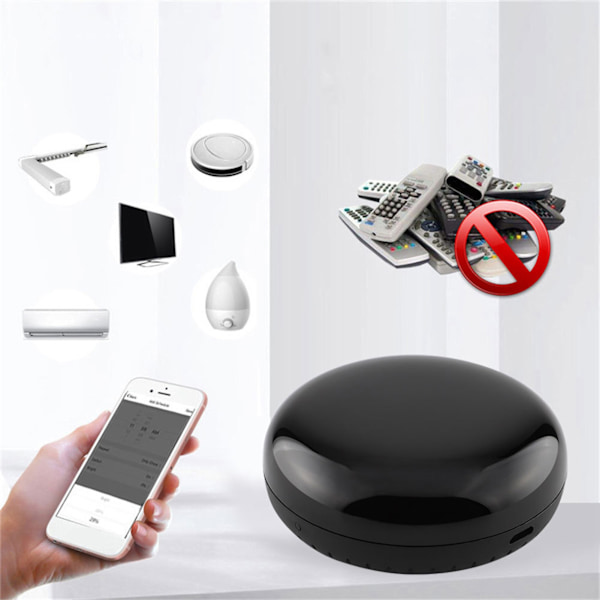 Smarta Hem Automation Enheter, Multifunktionell WiFi Infraröd Universalfjärrkontroll Med 38KHz Ir Frekvenskompatibilitet, Bred Användning Och Enkel