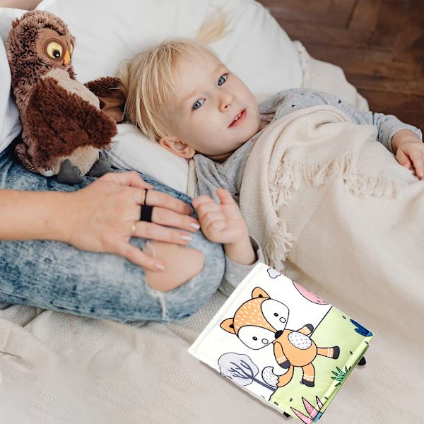 Högkontrast babybok för nyfödda leksaker 0-3 månader babystrol
