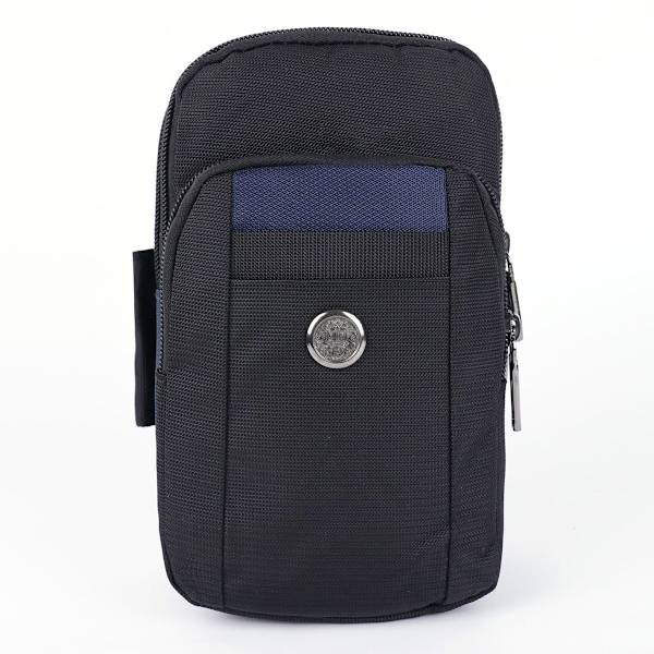Vandafvisende nylon multifunktionel telefon taske en skulder telefon talje taske diagonal cross taske smartphone etui udendørs taske