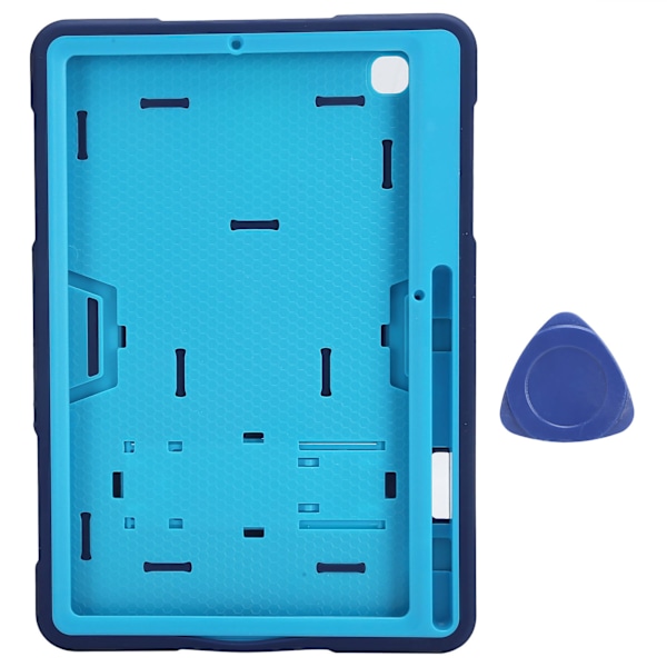 Tabletfodral Stöttåligt Mjukt Lätt Handsfree Skyddsfodral för Galaxy Tab S6 Datorblå