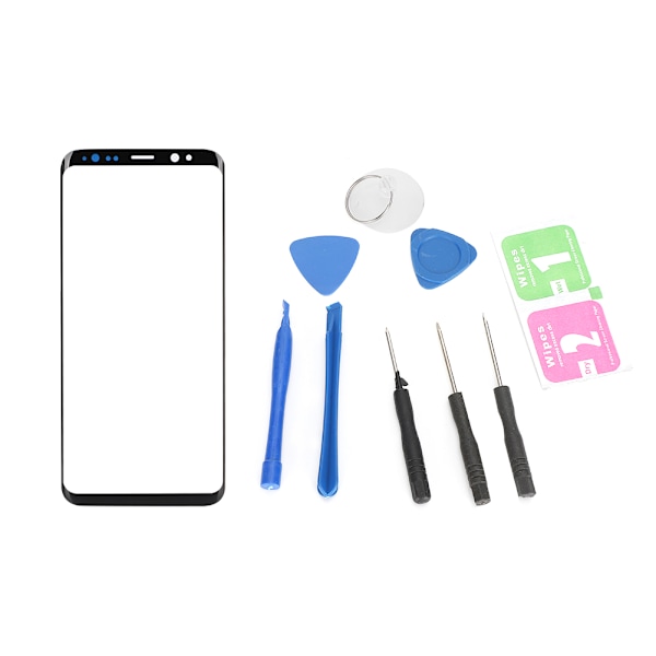 Kaareva karkaistu lasinen näytönsuoja kalvo kovuus lisävaruste Samsung S8 G950 puhelimeen
