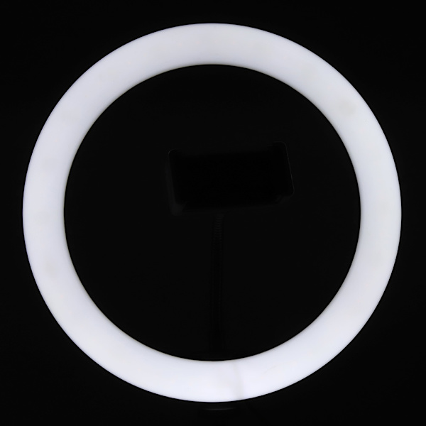 26cm Live Broadcast Ring Fill Light Universal Ballhead Desktop Bracket Mobiltelefon Clip Tilbehør