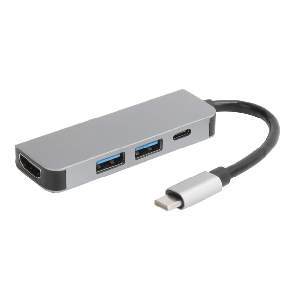 4 i 1 TypeC dokkingstasjon TypeC til HD Multimedia Interface TypeC USB3.0 adapter