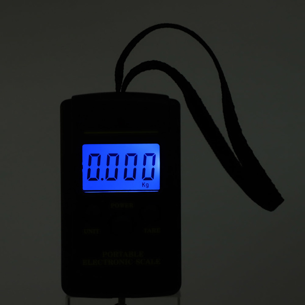 Weiheng WH-A01L Bärbar Elektronisk Digital Hängande Vågskala med Krokhjälp Fiske Bagage