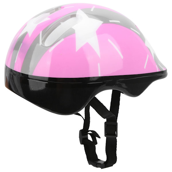 Børnerulleskøjteløbehjelm Justerbar Børneskateboard Sportsbeskyttelse (Pink)