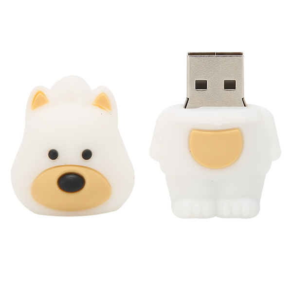Flash Drive Bærbar Sød Hunde Dukke 2.0 USB Thumb Memory Stick til Informationslagring Dataoverførsel Gave
